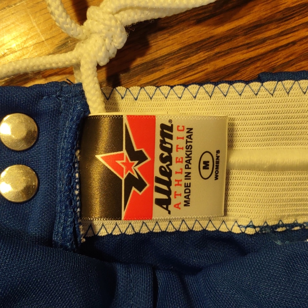 Alleson | Girls Belt Loop Fastpitch Pant Royal Size M NWoT - Picture 4 of 5